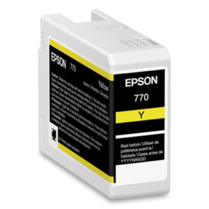 (EPST770420)EPS T770420 – T770420 (T770) UltraChrome PRO10 Ink, 25 mL, Yellow by EPSON AMERICA, INC. (/)