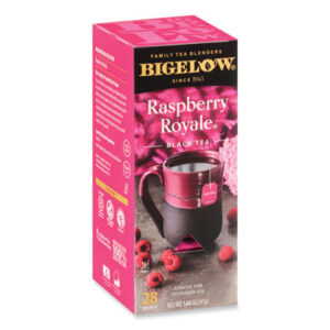 (BTC003401)BTC 003401 – Raspberry Black Tea, Raspberry, 0.34 lbs, 28/Box by BIGELOW TEA CO. (28/BX)
