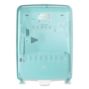 (TRK651220)TRK 651220 – Washstation Dispenser, 12.56 x 10.57 x 18.09, Aqua/White by ESSITY (1/EA)