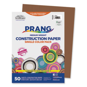 9 x 12 Size; Art & Drafting; Art Supplies; Classroom; Construction Paper; Craft; Drawing; PACON; Paper; Papers; Recycled; School Art Paper; SUNWORKS; Brown; Crafts; Classrooms; Education; Schools; Teachers