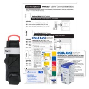 First Aid Kits; Health; Safety; Medical; Emergencies; Doctors; Nurses; ANSI; ANSI B; Smart Compliance