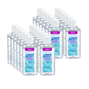 Bathroom Supplies; Flip-Cap Bottle; GOJO; Hand Care; Hand Cleaning; Janitorial Supplies; Purell; Purell Hand Sanitizer; Restroom Supplies; Skin; Washroom Supplies; Sanitary; Germ-Killers; Disinfectants; Cleaners; Hygiene; GOJ965124CT