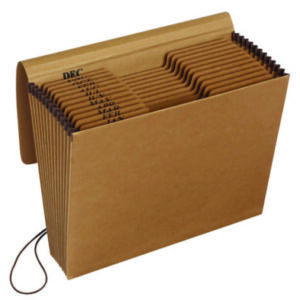 Accordion File; Accordion Files; Expanding; Expanding File; Expanding Files; Files; Flap; Indexed; January-December; Kraft; Monthly Index; Partitioned; PENDAFLEX ESSENTIALS; Pockets; Recycled Product; Recycled Products; Wallet; Sleeves; Accordion; Filing; Gussets