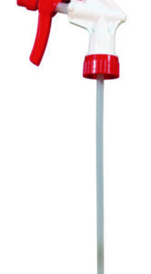 (IMP58062491)IMP 58062491 – General Purpose Trigger Sprayer, 8.13" Tube, Fits 24 oz Bottles, Red/White, 24/Carton by IMPACT PRODUCTS, LLC (24/CT)