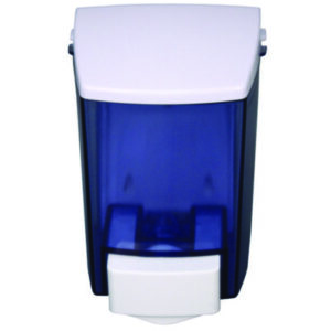 (IMP9330)IMP 9330 – ClearVu Encore Liquid Soap Dispenser, 30 oz, 4.5 x 4 x 6.25, Black/White by IMPACT PRODUCTS, LLC (1/EA)