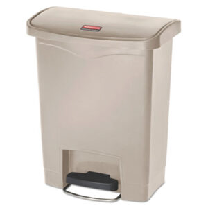 Rubbermaid Commercial; Slim Jim; Front Step Style; Step-On; Dumpster; Dustbin; Garbage; Junk; Kitchen Bin; Litter; Trash