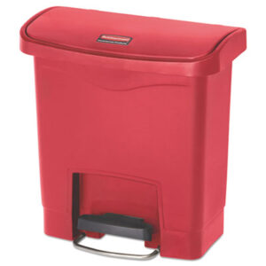 Rubbermaid Commercial; Slim Jim; Front Step Style; Step-On; Dumpster; Dustbin; Garbage; Junk; Kitchen Bin; Litter; Trash