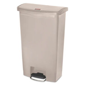 Rubbermaid Commercial; Slim Jim; Front Step Style; Step-On; Dumpster; Dustbin; Garbage; Junk; Kitchen Bin; Litter; Trash