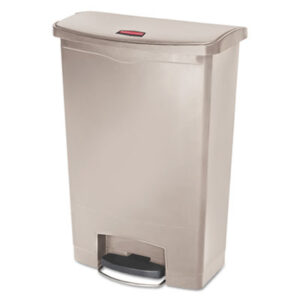 Rubbermaid Commercial; Slim Jim; Front Step Style; Step-On; Dumpster; Dustbin; Garbage; Junk; Kitchen Bin; Litter; Trash