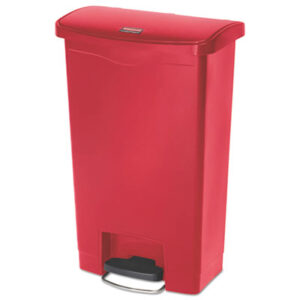 Rubbermaid Commercial; Slim Jim; Front Step Style; Step-On; Dumpster; Dustbin; Garbage; Junk; Kitchen Bin; Litter; Trash