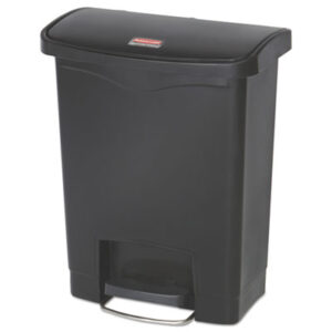 Rubbermaid Commercial; Slim Jim; Front Step Style; Step-On; Dumpster; Dustbin; Garbage; Junk; Kitchen Bin; Litter; Trash