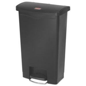 Rubbermaid Commercial; Slim Jim; Front Step Style; Step-On; Dumpster; Dustbin; Garbage; Junk; Kitchen Bin; Litter; Trash