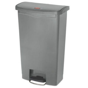 Rubbermaid Commercial; Slim Jim; Front Step Style; Step-On; Dumpster; Dustbin; Garbage; Junk; Kitchen Bin; Litter; Trash