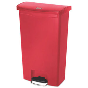 Rubbermaid Commercial; Slim Jim; Front Step Style; Step-On; Dumpster; Dustbin; Garbage; Junk; Kitchen Bin; Litter; Trash