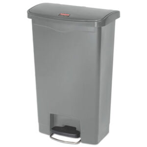 Rubbermaid Commercial; Slim Jim; Front Step Style; Step-On; Dumpster; Dustbin; Garbage; Junk; Kitchen Bin; Litter; Trash