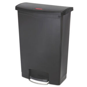 Rubbermaid Commercial; Slim Jim; Front Step Style; Step-On; Dumpster; Dustbin; Garbage; Junk; Kitchen Bin; Litter; Trash