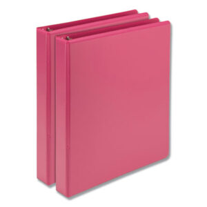 1 inch; Antimicrobial Presentation View Binders; SAMSILL; View Binder; Notebooks; Rings; Portfolios; Loose-Leaf; Schools; Education; Classrooms