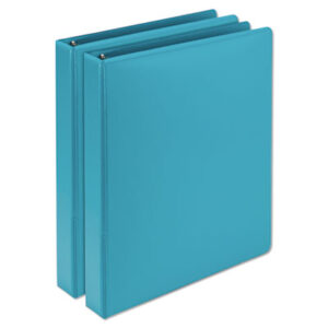 1 inch; Antimicrobial Presentation View Binders; SAMSILL; View Binder; Notebooks; Rings; Portfolios; Loose-Leaf; Schools; Education; Classrooms