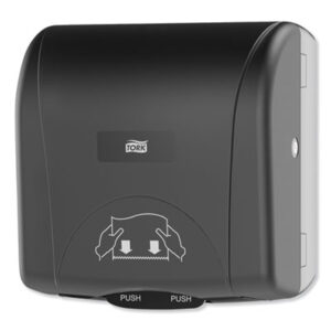(TRK774728)TRK 774728 – Mini Mechanical Hand Towel Roll Dispenser, For H71 System, 11.75 x 7.5 x 12.5, Black by ESSITY (1/EA)