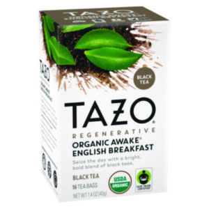 (TZO00303)TZO 00303 – Tea Bags, Organic Awake English Breakfast, 16/Box, 6 Boxes/Carton by STARBUCKS COFFEE COMPANY (96/CT)