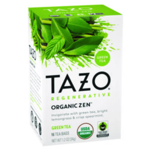 (TZO00309)TZO 00309 – Tea Bags, Organic Zen, 16/Box, 6 Boxes/Carton by STARBUCKS COFFEE COMPANY (96/CT)