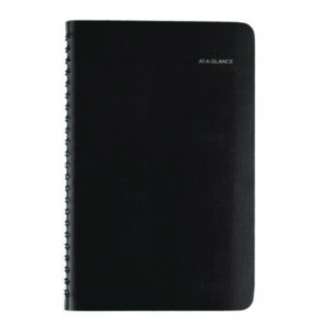 (AAG7601520524)AAG 7601520524 – QuickNotes Weekly/Monthly Planner, 8 x 5, Black Cover, 12-Month (Jan to Dec): 2024 by AT-A-GLANCE (/)