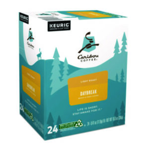 K-Cup; K-Cups; Kcup; Kcups; Beverage; Beverages; Caribou Coffee Daybreak Morning Blend Coffee  Keurig Brewing System; Drinks; Breakrooms; Vending; Hospitality; Lounges