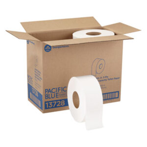 Acclaim; Bath Tissue; GEORGIA-PACIFIC; Jumbo Jr. Bath Tissue; Two-Ply; Cotton; Dry Goods; Facility; Nurse&apos;s Office; Colds