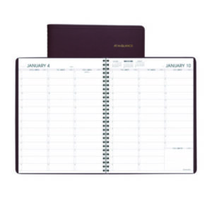 (AAG7095050)AAG 7095050 – Weekly Appointment Book, 11 x 8.25, Winestone Cover, 13-Month (Jan to Jan): 2024 to 2025 by AT-A-GLANCE (1/EA)