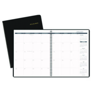 (AAG7026005)AAG 7026005 – Monthly Planner, 11 x 9, Black Cover, 15-Month (Jan to Mar): 2024 to 2025 by AT-A-GLANCE (1/EA)