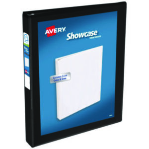 AVERY; Binders; Notebook; Presentation Binders; Ring Binders; Showcase; View Binder; Notebooks; Rings; Portfolios; Loose-Leaf; Schools; Education; Classrooms