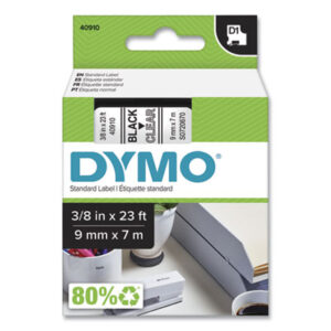 Cartridge; DYMO D1; Electronic; Electronic Tape Cartridge; Flexible Nylon Tape; Label; Label Maker; Label Maker Tape; Label Makers; Label Printer; Labeling System; Labelmakers & Supplies; LabelMANAGER; LabelPOINT; Lettering Machine; Letters & Numbers; PC Label Printer; Tape Cartridge; Writer; Identifications; Classifications; Stickers; Shipping; Receiving; Mailrooms; DYMO