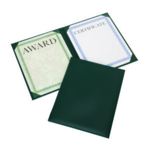 (NSN7143043)NSN 7143043 AbilityOne® SKILCRAFT® Awards Certificate Padded Cover Binder (1 Per EA)