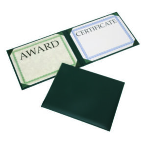 (NSN7143045)NSN 7143045 AbilityOne® SKILCRAFT® Awards Certificate Padded Cover Binder (1 Per EA)