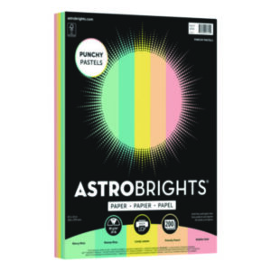 Astrobrights; Astrobright; Astrobrite; Neenah Paper; Colored Paper; Brightest Paper; Bright Colored Paper; Copier; Copy Paper; Inkjet; Laser; Office Paper; Papercrafting; Arts; Craft; Fliers; Posters; Wausau