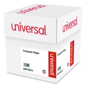 (UNV15873)UNV 15873 – Printout Paper, 3-Part, 15 lb Bond Weight, 9.5 x 11, White/Canary/Pink, 1,200/Carton by UNIVERSAL OFFICE PRODUCTS (1200/CT)