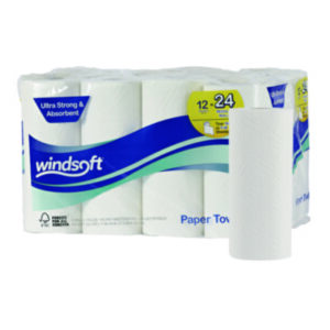 Paper Towels; Roll Towels; Towels; Two-Ply; WINDSOFT; Sponges; Swabs; Cloths; Towelettes; Drying Materials; Jan/San; Janitorial; Maintenance; Cleaning