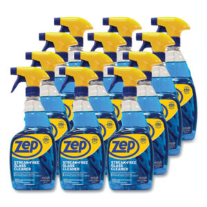 (ZPEZU112032CT)ZPE ZU112032CT – Streak-Free Glass Cleaner, Pleasant Scent, 32 oz Spray Bottle, 12/Carton by ZEP INC. (12/CT)