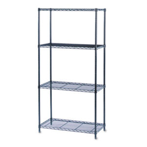 Safco; Commercial Wire Shelving Unit; Racks; Ledges; Trestles; Furniture; Books