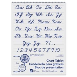 Chart; Chart Tablet; Spiralbound; Two-Hole Punched; Unruled; Tablets; Booklets; Schools; Education; Classrooms; Students; Pacon