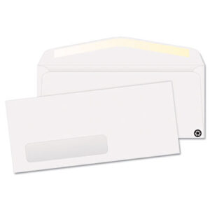 #10; 4-1/8 x 9-1/2; Business Envelopes; Envelope; Envelopes; Left Window; QUALITY PARK; Recycled; White; White Envelope; Window; Window Envelope; Posts; Letters; Packages; Mailrooms; Shipping; Receiving; Stationery