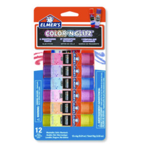 Adhesives; Glue Sticks; School Supplies; Glitter