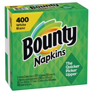 Napkins; Paper Napkins; Luncheon Napkins; White Napkins; Ideal Home Range Napkins; Bounty Napkins