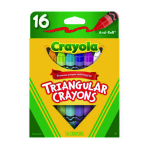 Crayons; Triangular Crayons; Anti-Roll; Craft; School Supplies