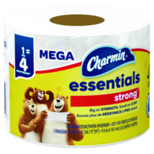 Toilet Paper; Bath Tissue; Jumbo; Strong; Mega Roll; Large Roll; 1-ply; Design; Value Pack; Charmin