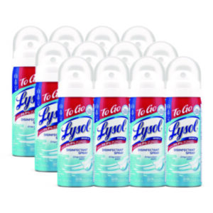 Disinfectant; Sanitizer; Disinfectant Spray; Disinfecting Spray; Sanitizing Spray; Lysol To-Go; To-Go; Compact Lysol;