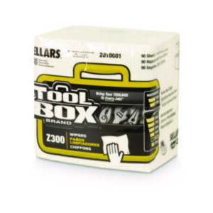 Wipers; Shop Towels; White Rags; Toolbox Wipers; Quarterfold; 1/4 fold; Z300; Toolbox