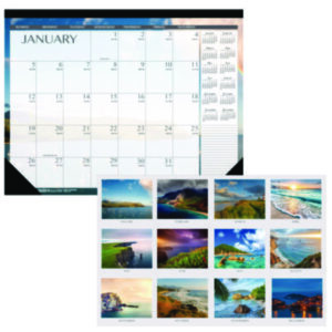 Deskpad; Desk Calendar; Monthly Calendar; Monthly; Coast; Coastline; Sea; Water; Seascape; Ocean; Beach