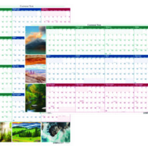 24 x 37; Calendar; Calendars; Calendars/Planners; Earthscapes; Erasable; HOUSE OF DOOLITTLE; Planner; Recycled Product; Recycled Products; Reversible; Reversible/Erasable; Wall Calendar; Scheduling; Appointment Tracking; Time-Management; Dating; Dates; Annuals