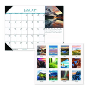 Earthscapes; Monthly Desk Pad Calendar; Desk Pad; Deskpad; Monthly; Nature; Destination; Destinations; Landscape; Landscapes